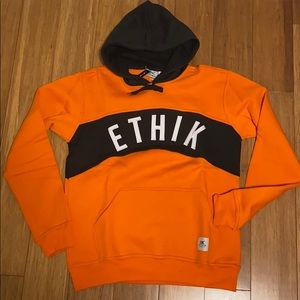 Ethik FW17 Waves Hoodie Orange